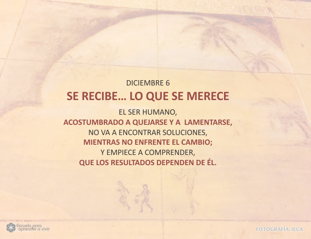 Se recibe... lo que se merece